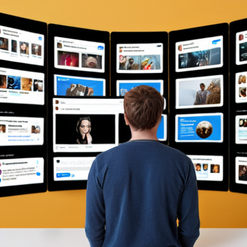 **Prompt:** A vibrant and engaging digital curation workspace. The scene includes a person surrounded by multiple screens displaying various content sources (articles, social media feeds, images). Graphic elements should showcase curated lists, concise summaries, and interactive elements like comment sections and polls. The overall aesthetic is clean, modern, and visually appealing, emphasizing the process of selecting and presenting relevant information to an audience.