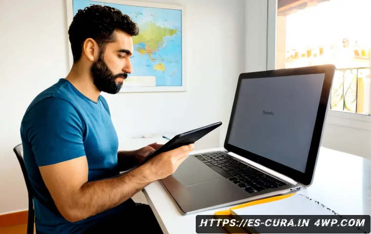 디지털 정보 큐레이션의 글로벌 트렌드 - Photorealistic editorial scene of a Spanish-speaking digital content curator in a bright modern home...
